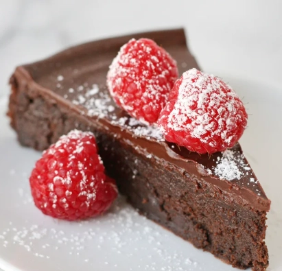 easy flourless chocolate cake