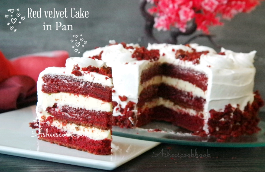 easy red velvet cake without eggs