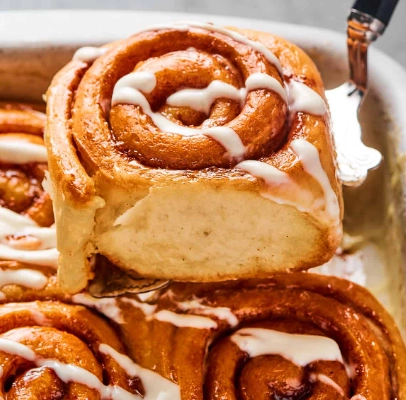 Cinnamon roll recipe no cream cheese