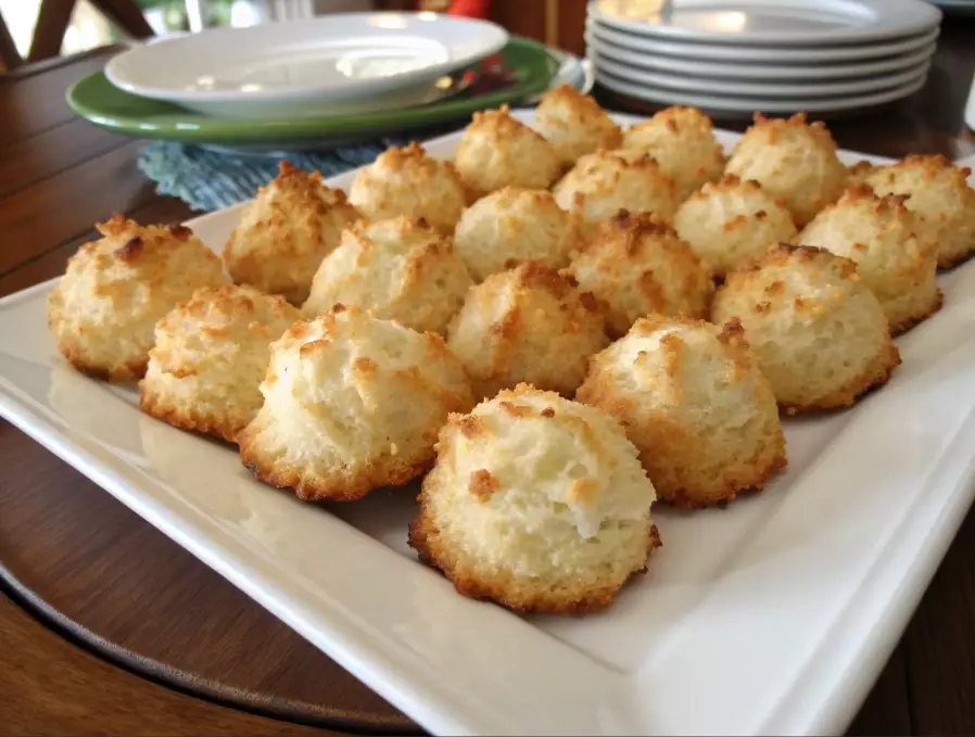 easy coconut macaroons