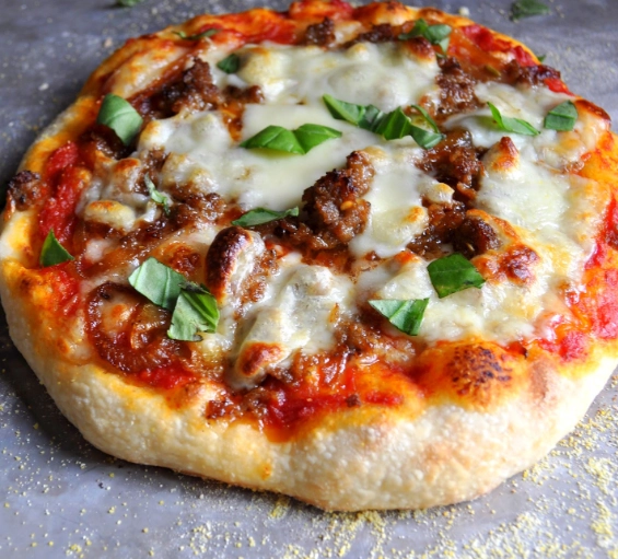 homemade pizza dough