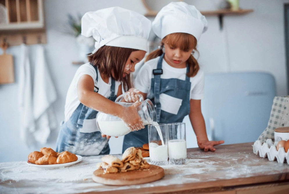 Baking with kids healthy