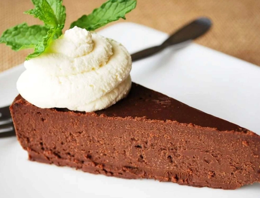 vegan flourless chocolate cake