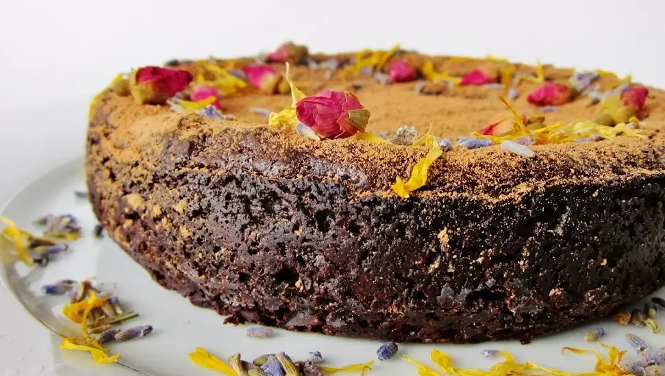 easy flourless chocolate cake