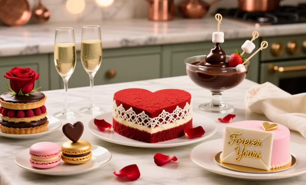 What are the most romantic desserts?